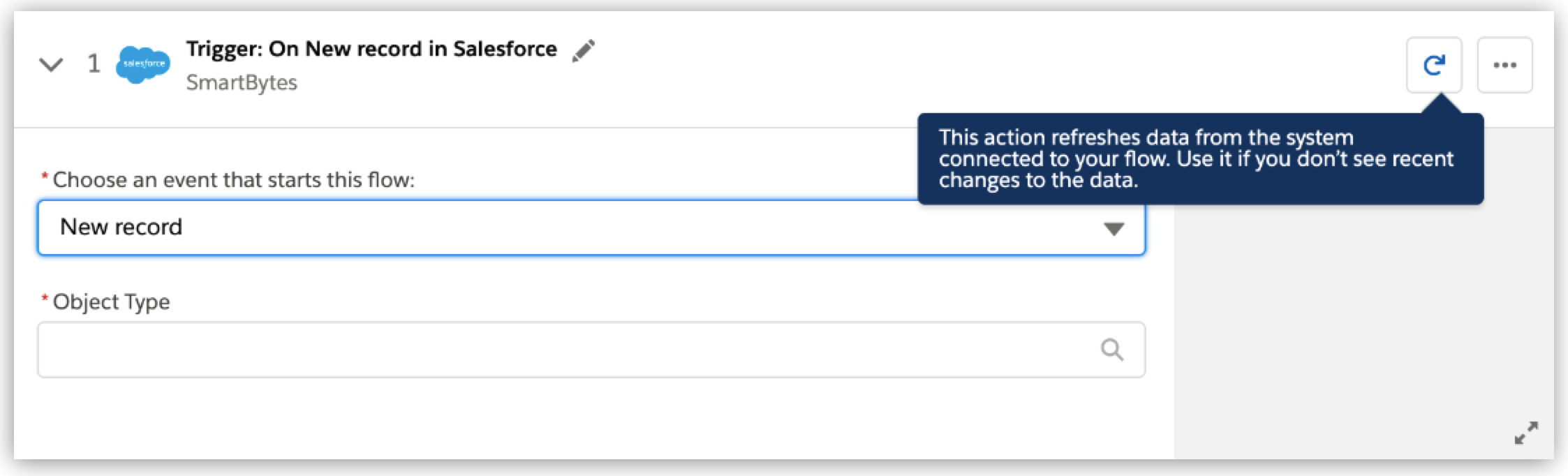 "オブジェクトの [Refresh (更新)