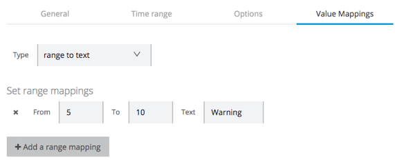 Value mapping example