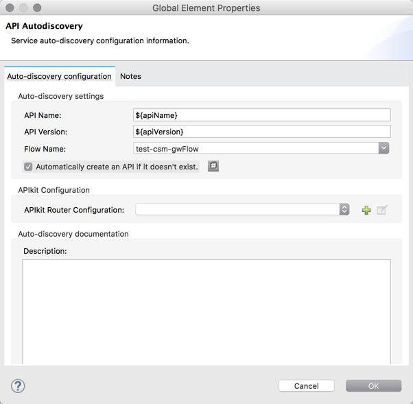 A form that empowers you to configure your auto-discovery settings